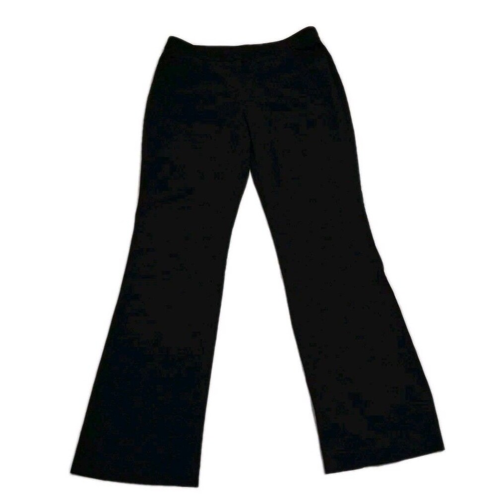 MAURICES BLACK DRESS PANTS WOMEN'S 10 LONG TALL BOOTCUT STRETCH WORK PROFESSION
